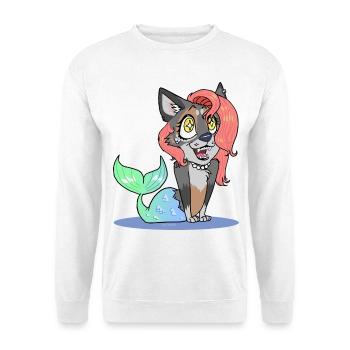 Coral (Version Chibi) (par Leni Riosa) - Sweat-shirt Unisexe - blanc - Devant
