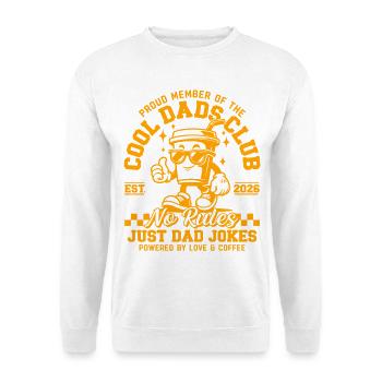 Dad 2026 Gift - Cool Dads Club - Unisex Sweatshirt - white - Front