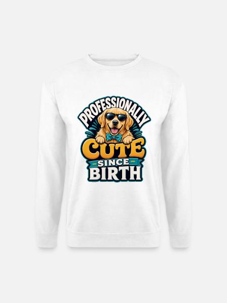 Golden Retriever - Unisex Pullover - Weiß