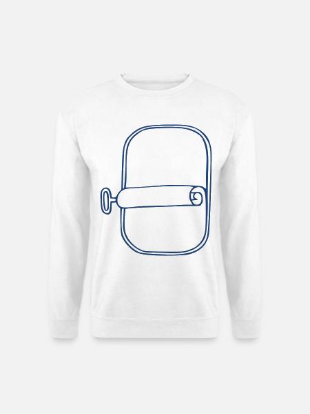 Fischdose Dose - Unisex Pullover - Weiß