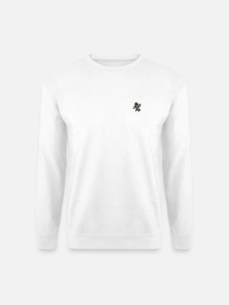Strolling vinyl - Unisex Pullover - Weiß