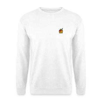 Eis - Unisex Pullover - Weiß - Vorne