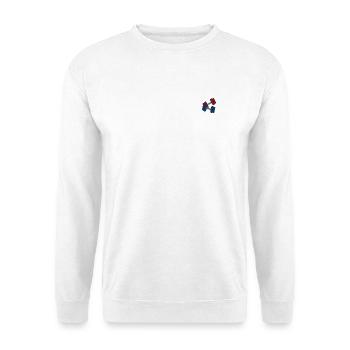 Dumb bells - Unisex Sweatshirt - white - Front