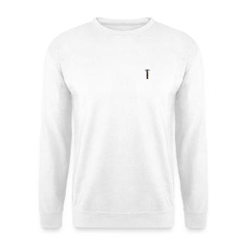 Hammer embroidered - Unisex Sweatshirt - white - Front