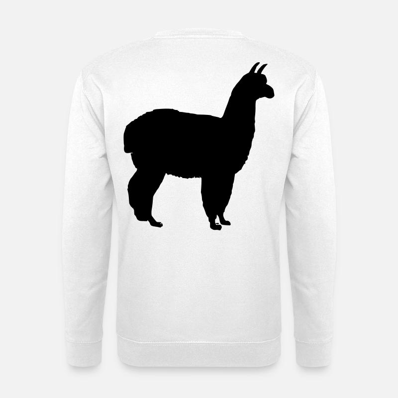 Edles Alpaka - Unisex Pullover - Weiß