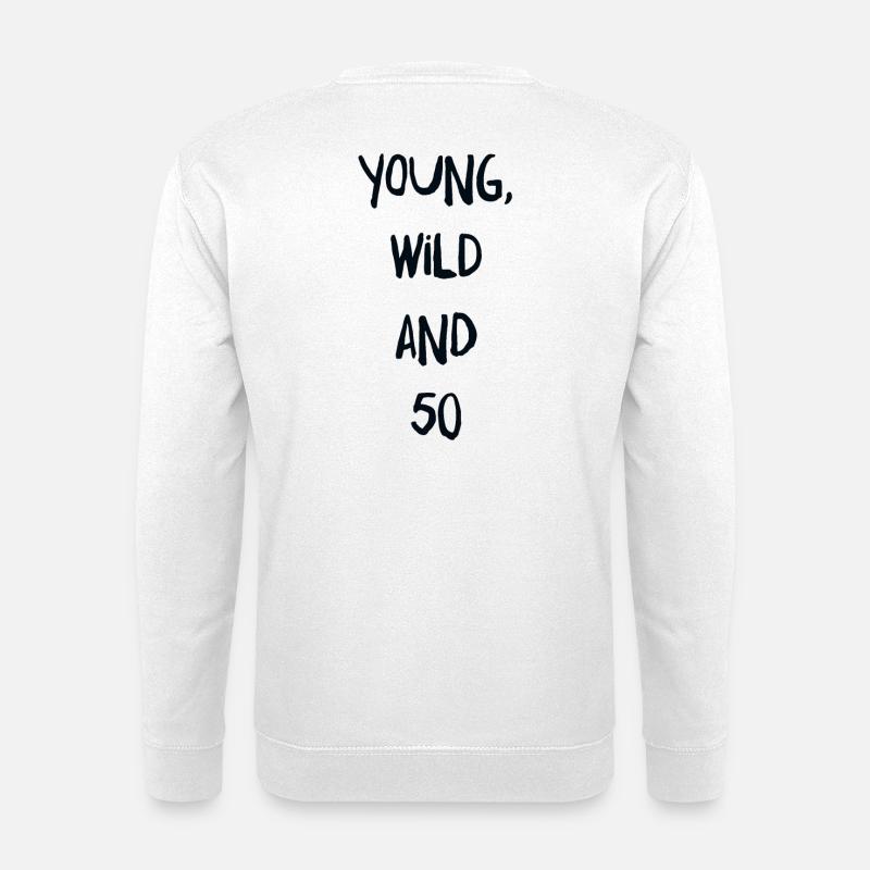 50th birthday - Unisex Sweatshirt - white