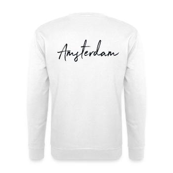 Amsterdam - Unisex Sweatshirt - white - Back