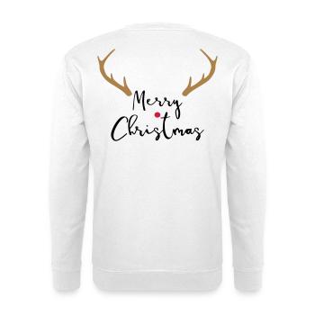 Merry Christmas Bois I Noël - Sweat-shirt Unisexe - blanc - Dos