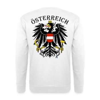 Österreich Österreich Adler Wappen Patriot Austria - Unisex Pullover - Weiß - Hinten