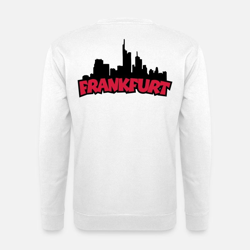 Frankfurt Skyline - Unisex Pullover - Weiß