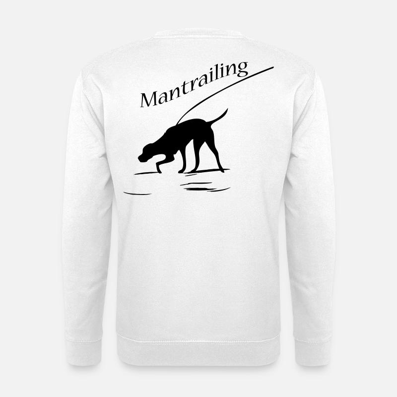 Mantrailing - Unisex Pullover - Weiß