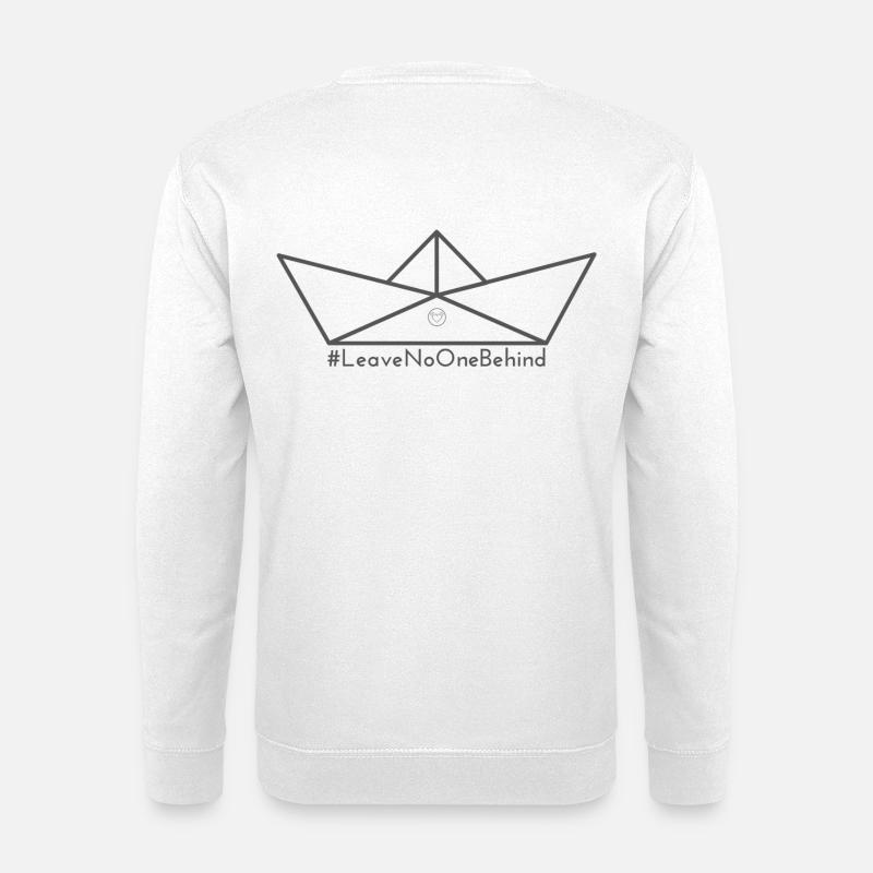 #LeaveNoOneBehind - Unisex Pullover - Weiß