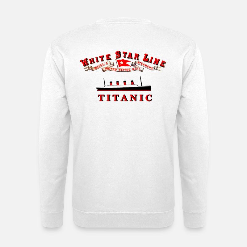 TITANIC WHITE STAR LINE - Unisex Pullover - Weiß