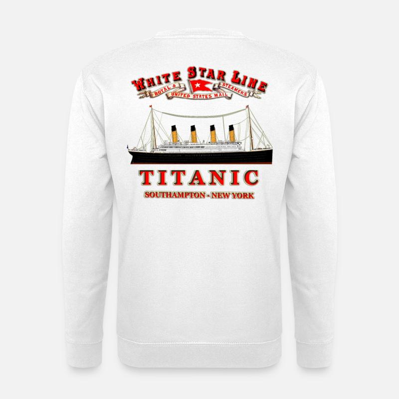 TITANIC ORIGINAL CREATION Louis RUNEMBERG © Adagp - Unisex Pullover - Weiß