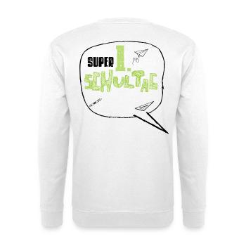Erster Schultag Einschulung - Unisex Pullover - Weiß - Hinten