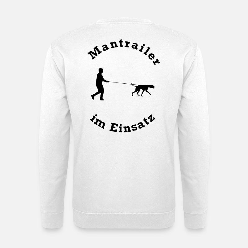 MANTRAILER IM EINSATZ - Unisex Pullover - Weiß