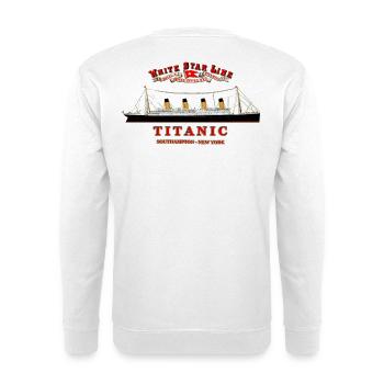 TITANIC CREATION Louis RUNEMBERG © Adagp - Unisex Sweatshirt - white - Back