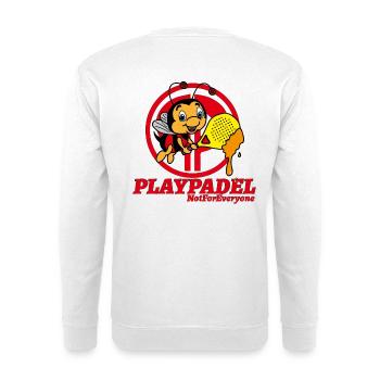 Ape Padel Exclusive - Unisex Sweatshirt - white - Back