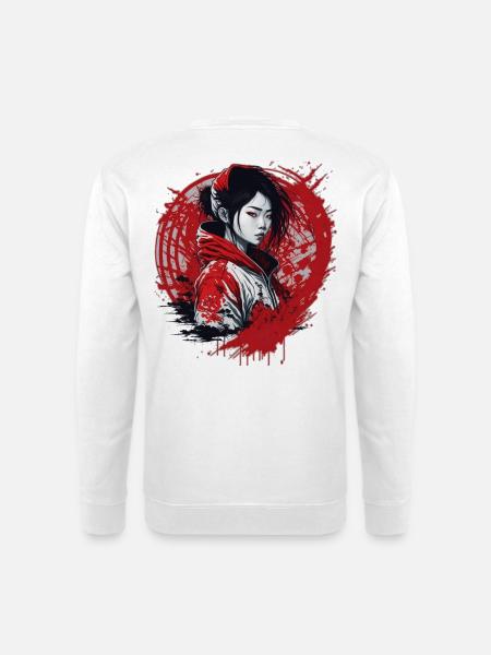 Style de rue pour filles - Sweat-shirt Unisexe - blanc