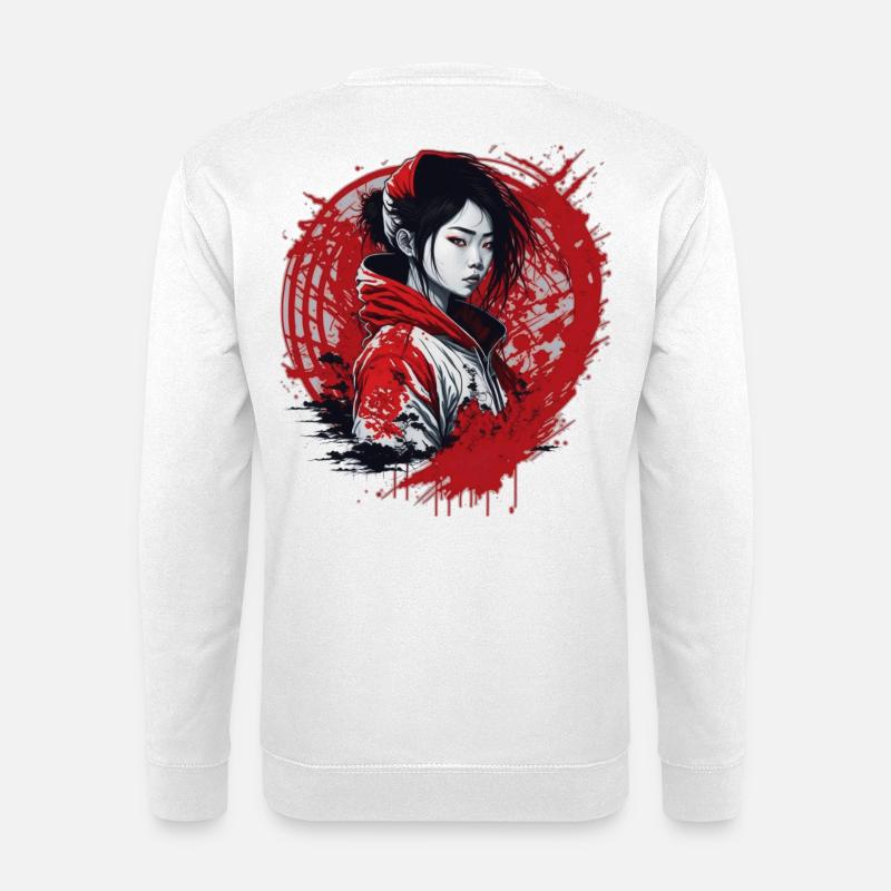 Mädchen Street Style - Unisex Pullover - Weiß