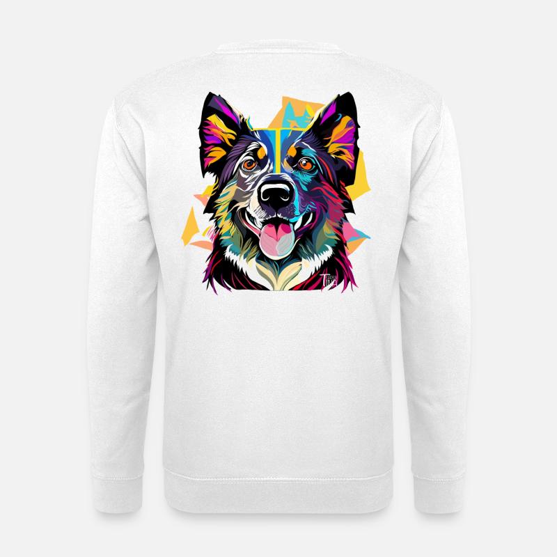 Schäferhund - Unisex Pullover - Weiß
