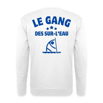 paddle, fan de paddle, pagayer - Sweat-shirt Unisexe - blanc - Dos