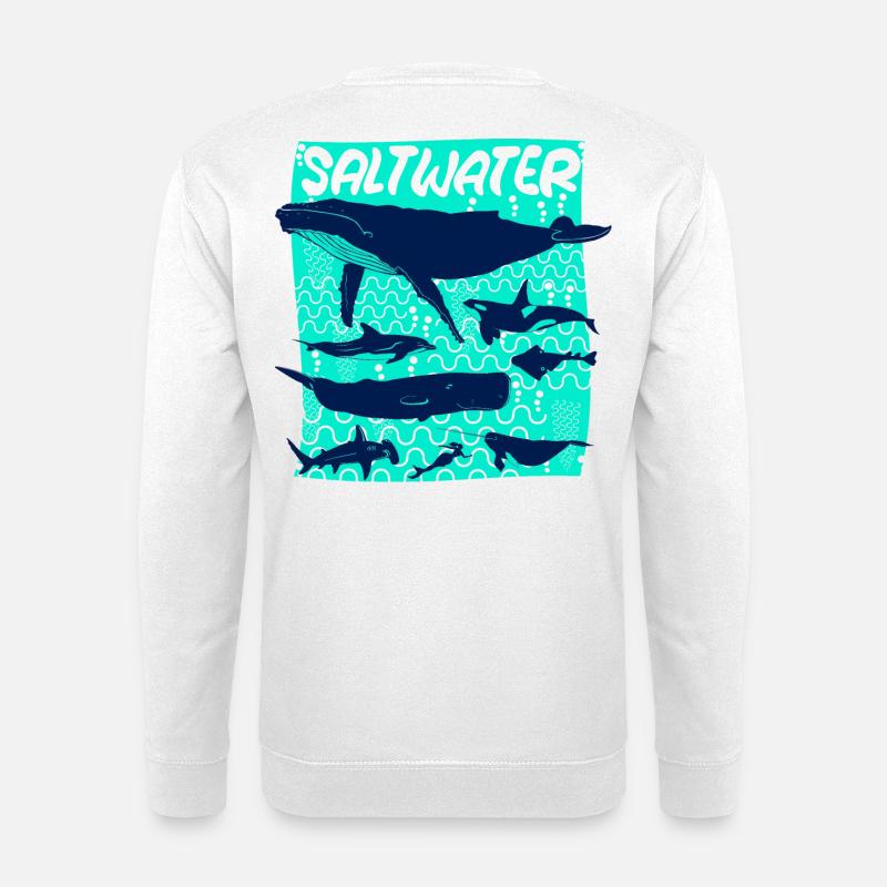 Salzwasser - Unisex Pullover - Weiß