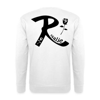 Rosalie - Unisex Pullover - Weiß - Hinten