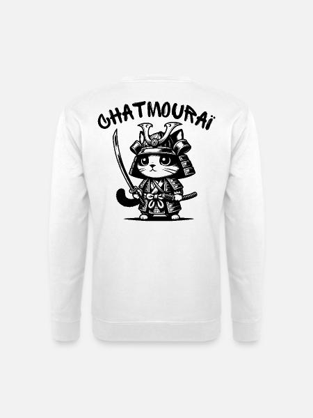 chat, chat mignon, chat doux - Sweat-shirt Unisexe - blanc