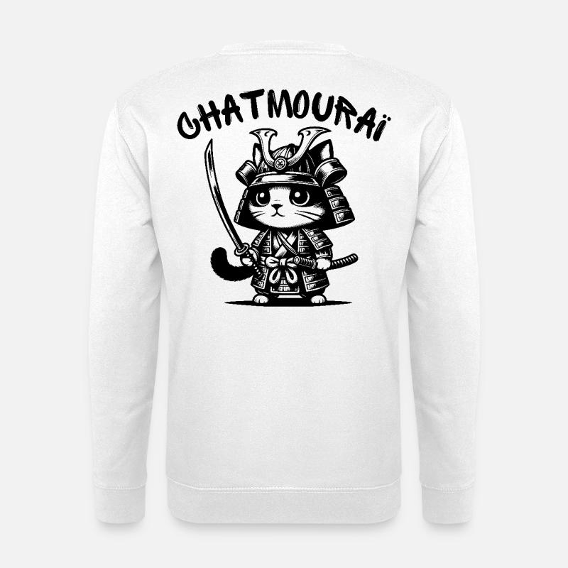 cat, cute cat, sweet cat - Unisex Sweatshirt - white