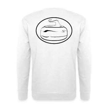Kunst des Eisstockschießens - Unisex Pullover - Weiß - Hinten