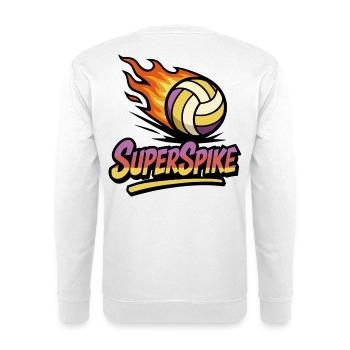SuperSpike | Fireball - Unisex Sweatshirt - white - Back