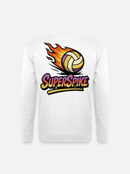 SuperSpike | Bolide - Sweat-shirt Unisexe - blanc