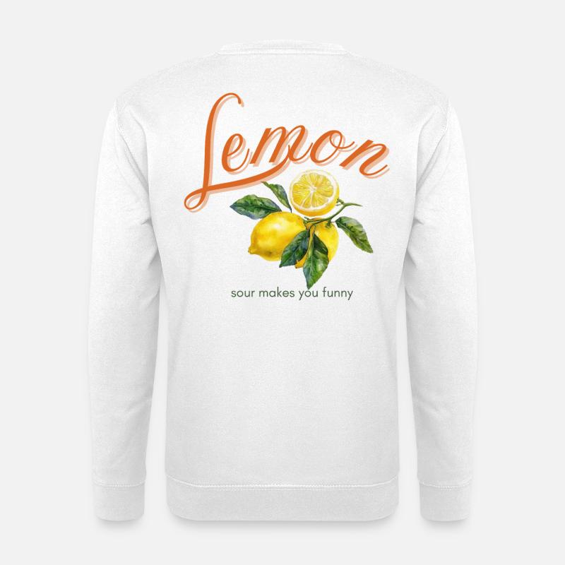 Lemon - Unisex Pullover - Weiß