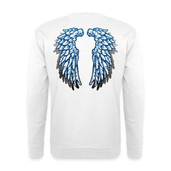 Je suis un ange - Sweat-shirt Unisexe - blanc - Dos