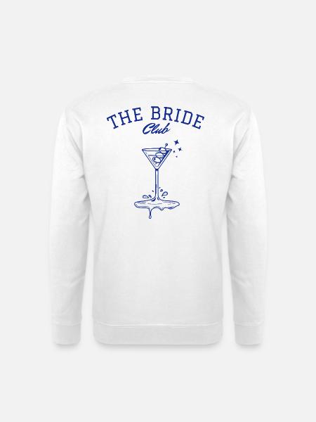 Elegant Women's Evening Cocktail Design - Unisex Sweatshirt - white
