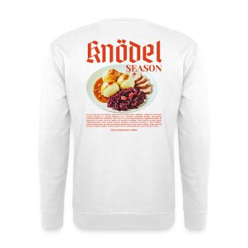 Dumplings Season – Traditional German Food - Unisex Sweatshirt - white - Back