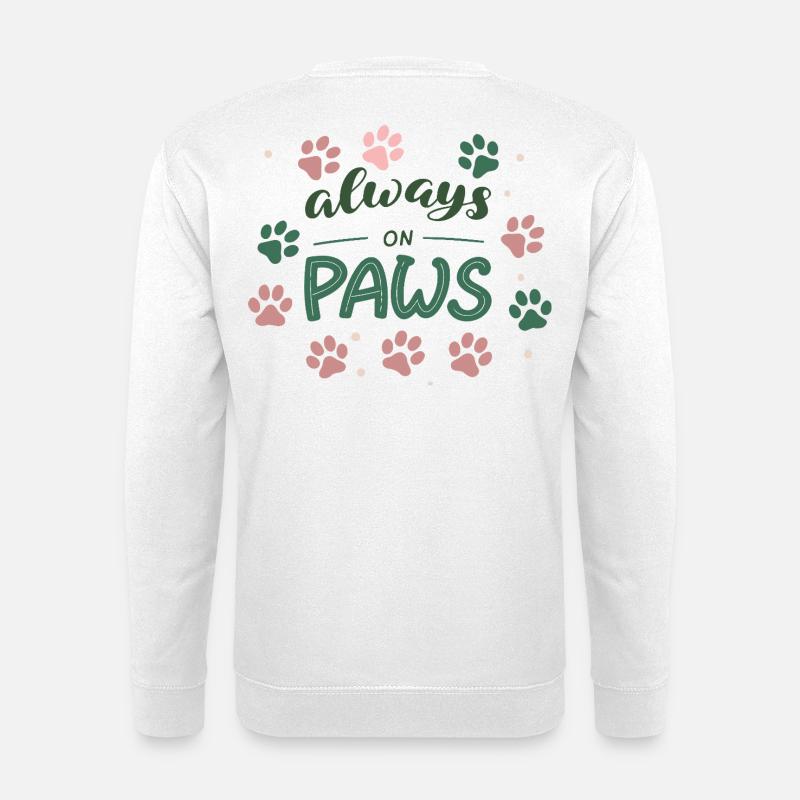 Immer auf den Beinen - Unisex Pullover - Weiß