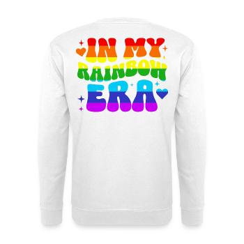 Cadeau de la fierté LGBTQ Arc-en-ciel Diversité - Sweat-shirt Unisexe - blanc - Dos