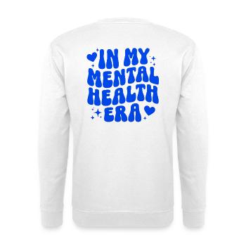 Mental Health Selfcare Mindfulness Gift - Unisex Sweatshirt - white - Back