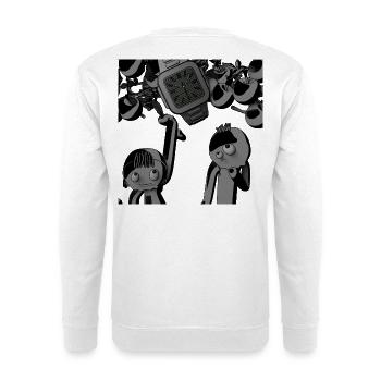 Chemise de montre amusante pour les collectionneurs et les connaisseurs - Sweat-shirt Unisexe - blanc - Dos