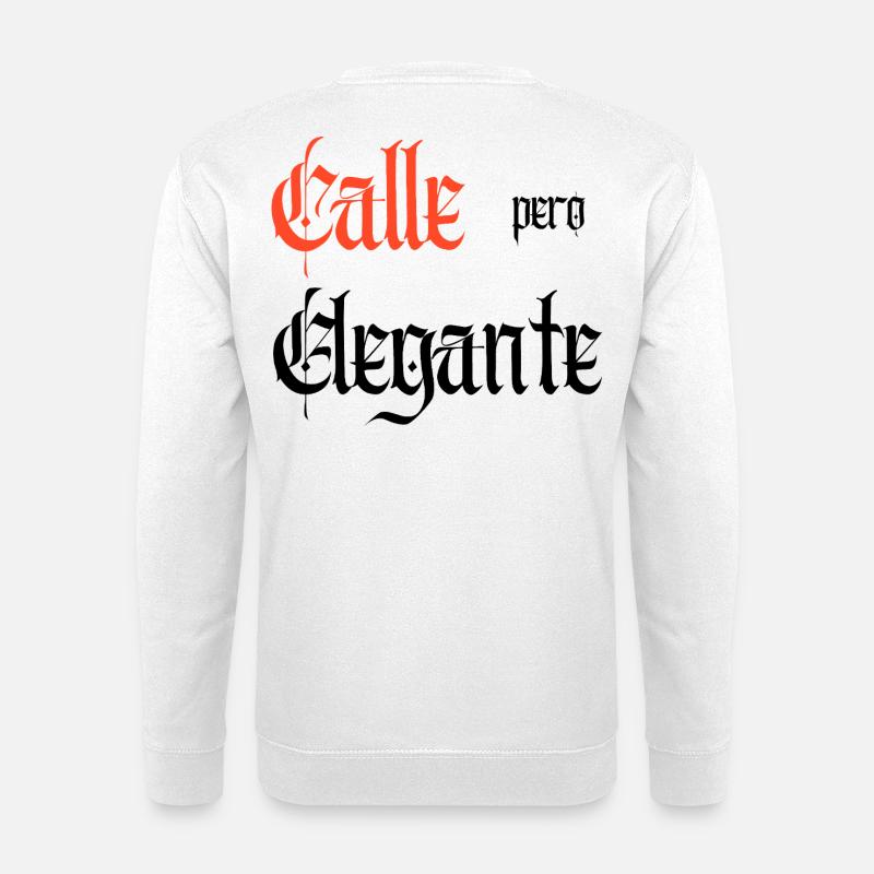 Calle Pero Elegante - Unisex Sweatshirt - white