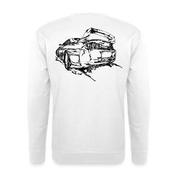 Supra 02 - Unisex Pullover - Weiß - Hinten