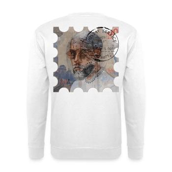 POSTSTAMP year 2000 - Unisex Sweatshirt - white - Back