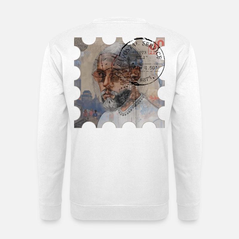 POSTSTAMP year 2000 - Unisex Sweatshirt - white