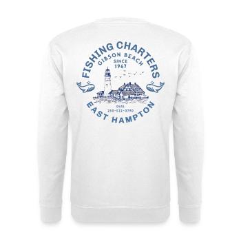 Angelcharter East Hampton - Unisex Pullover - Weiß - Hinten
