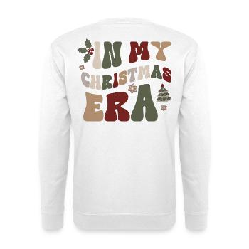 Weihnachten Geschenk In my Christmas Era - Unisex Pullover - Weiß - Hinten
