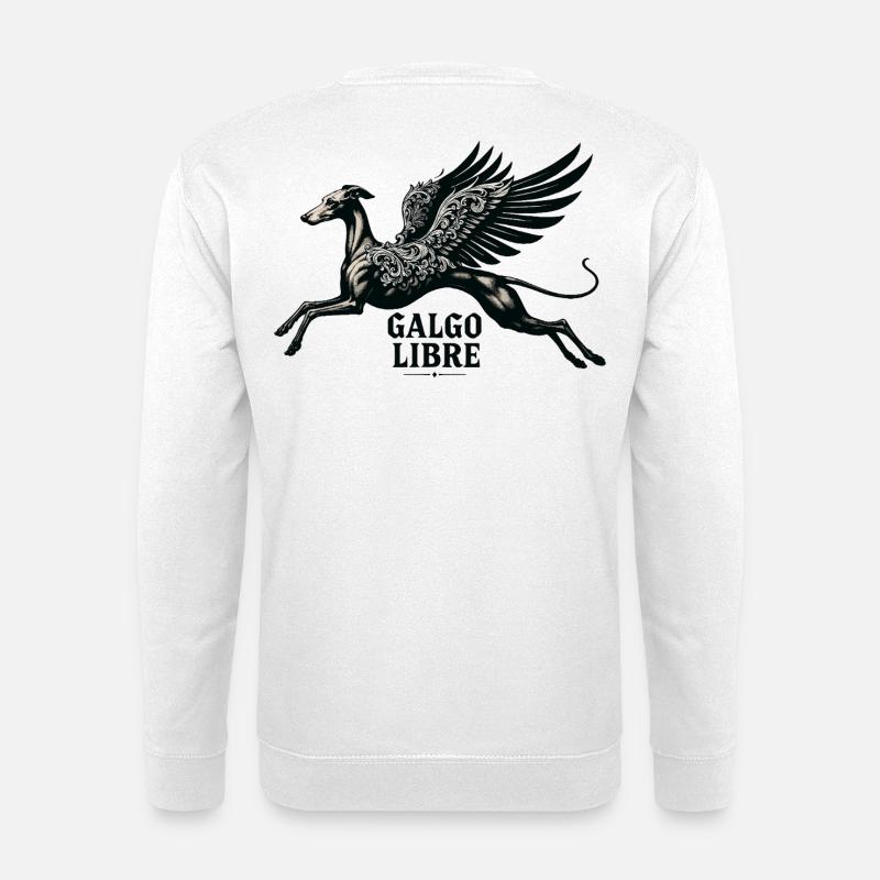 Galgo Libre Nr1  - Unisex Pullover - Weiß