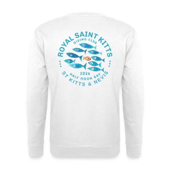 Royal Saint Kitts Diving 2026 - Unisex Sweatshirt - white - Back