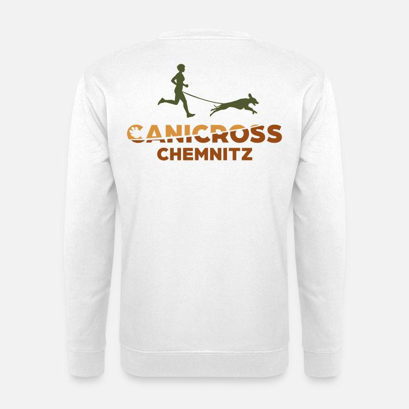 Canicross Chemnitz - Unisex Pullover - Weiß